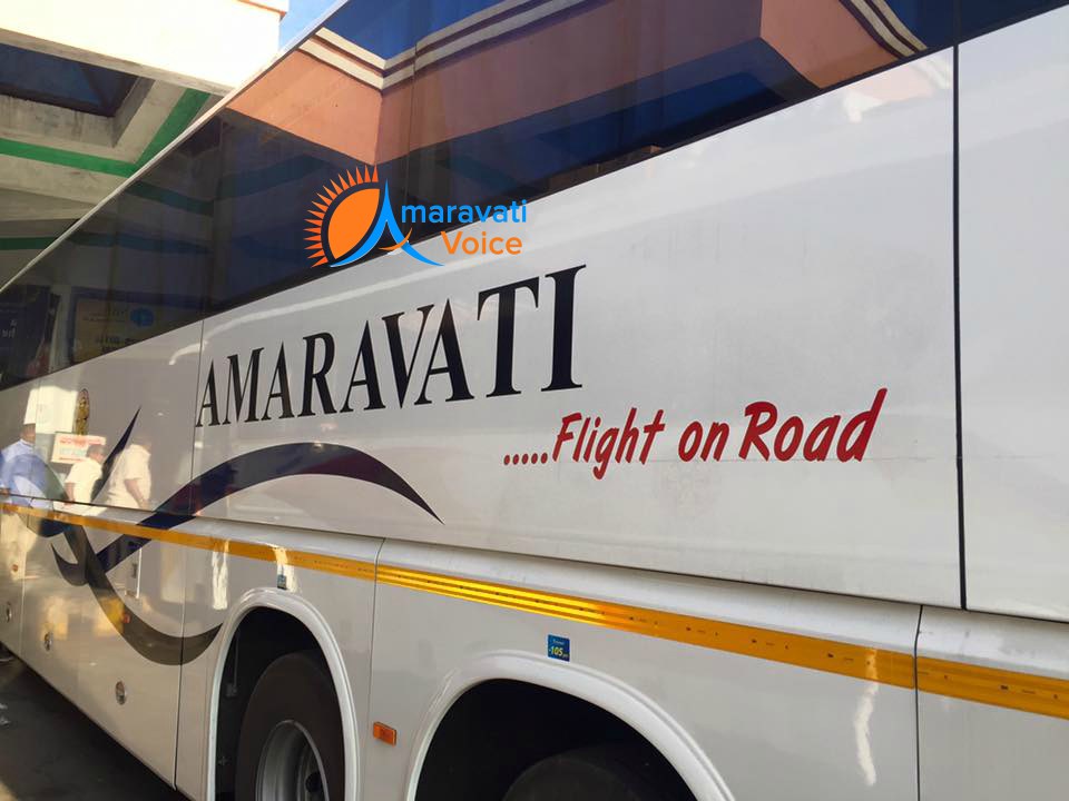 Now Amaravati Scania Buses To Run From Guntur Bus Stand Below Are The 